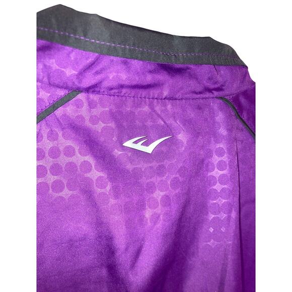 Vintage Everlast 90s Patterned Windbreaker Jacket Women’s Large Zip Up Retro - Picture 5 of 6